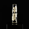 Zek Handpainted Tezhip Art Black with Silver Flower Fountain Pen-Pen Boutique Ltd