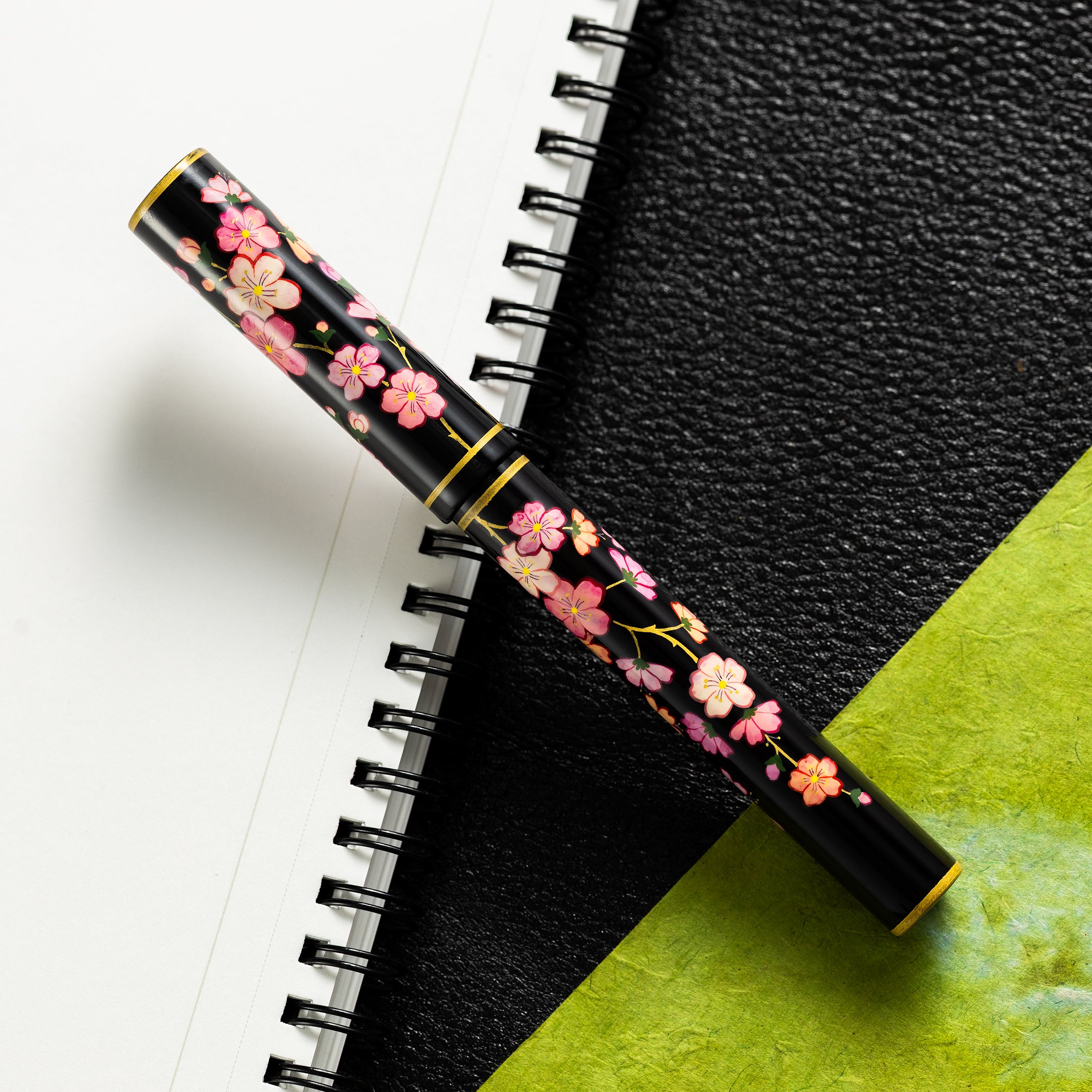 Zek Handpainted Tezhip Art Sakura Fountain Pen-Pen Boutique Ltd