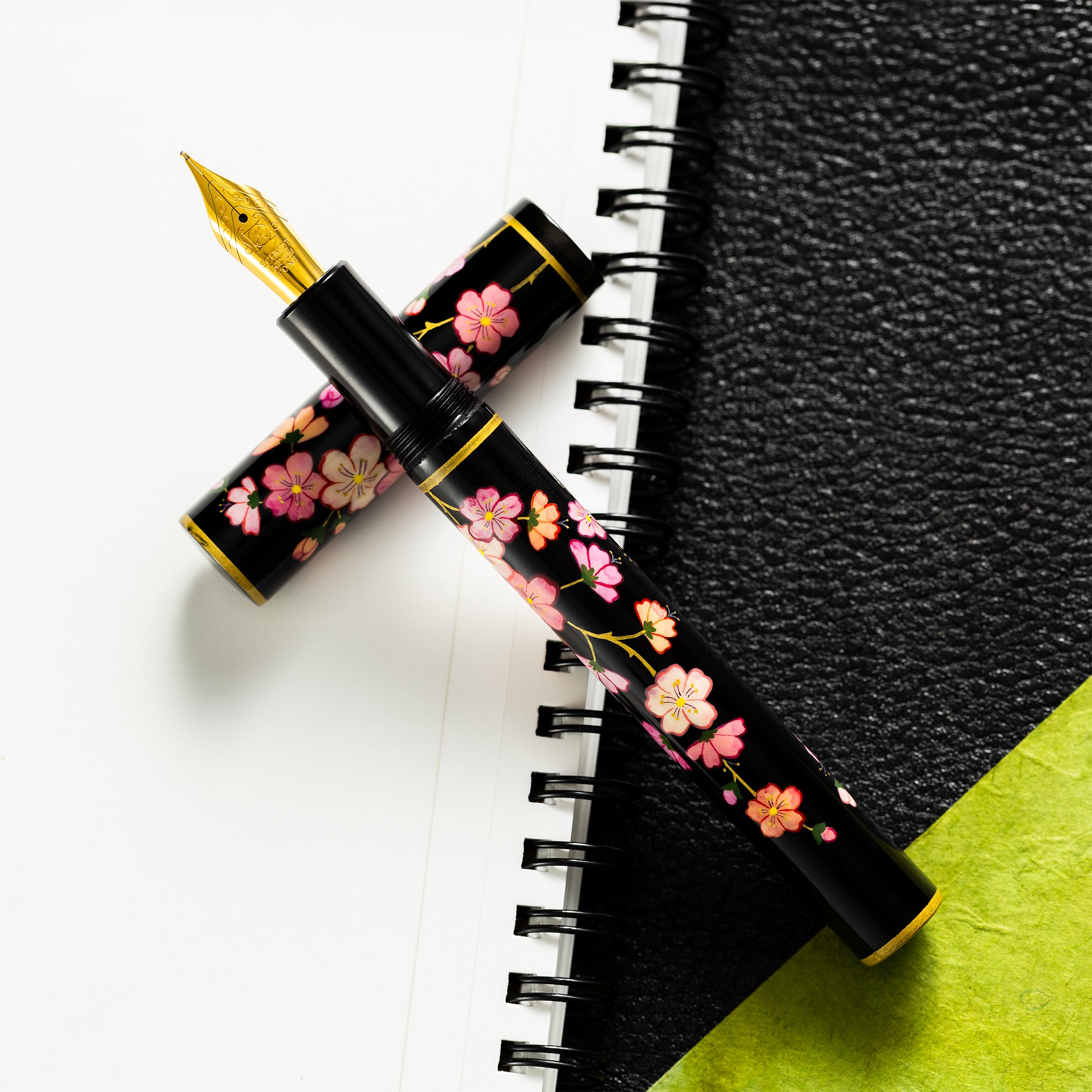 Zek Handpainted Tezhip Art Sakura Fountain Pen-Pen Boutique Ltd