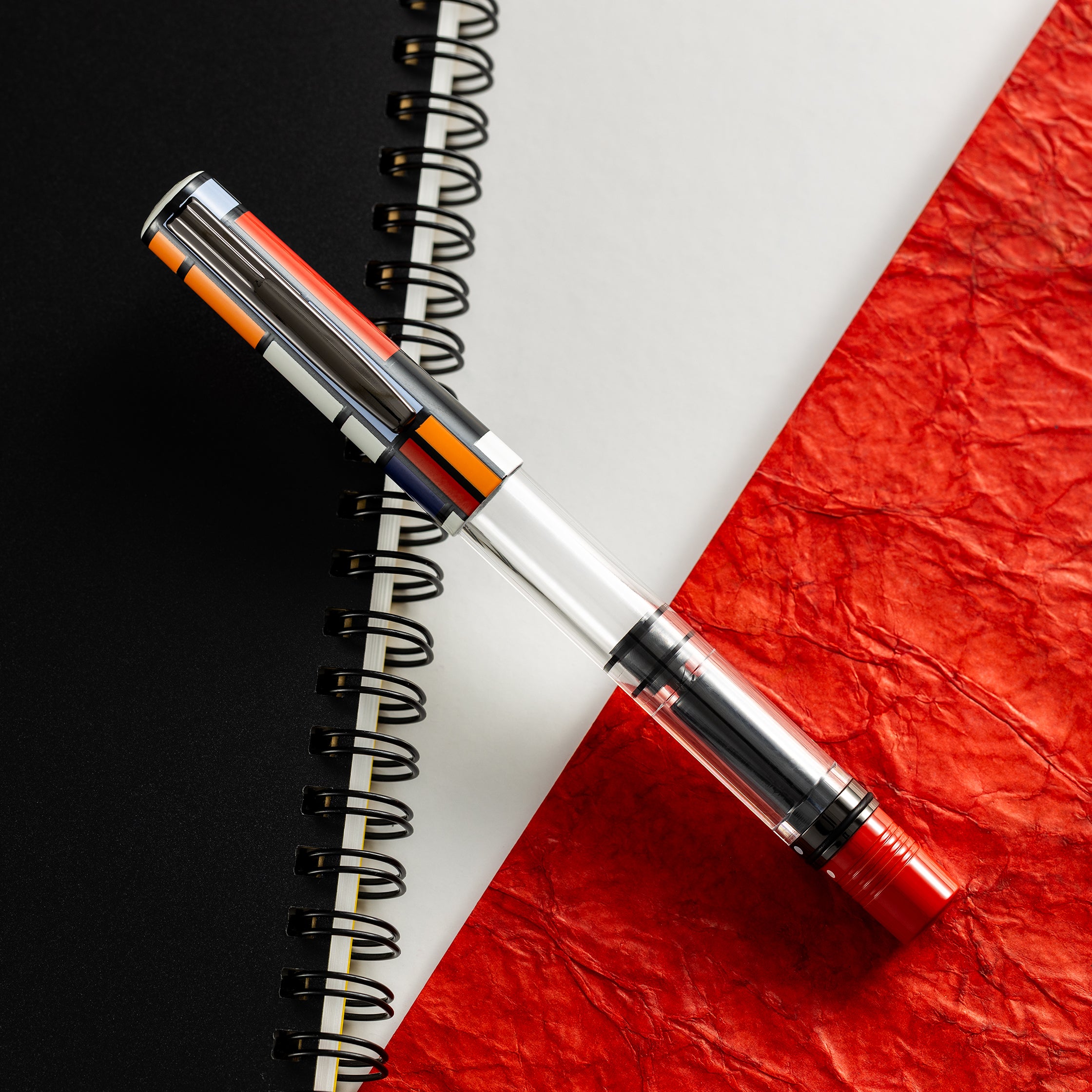 Monteverde MP1 Gift Set - Mondrian (Fountain Pen & Cylinder Pen Holder) - Pen Boutique Ltd