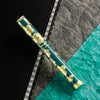 Zek Handpainted Tezhip Art Green with Gold Flower Fountain Pen-Pen Boutique Ltd