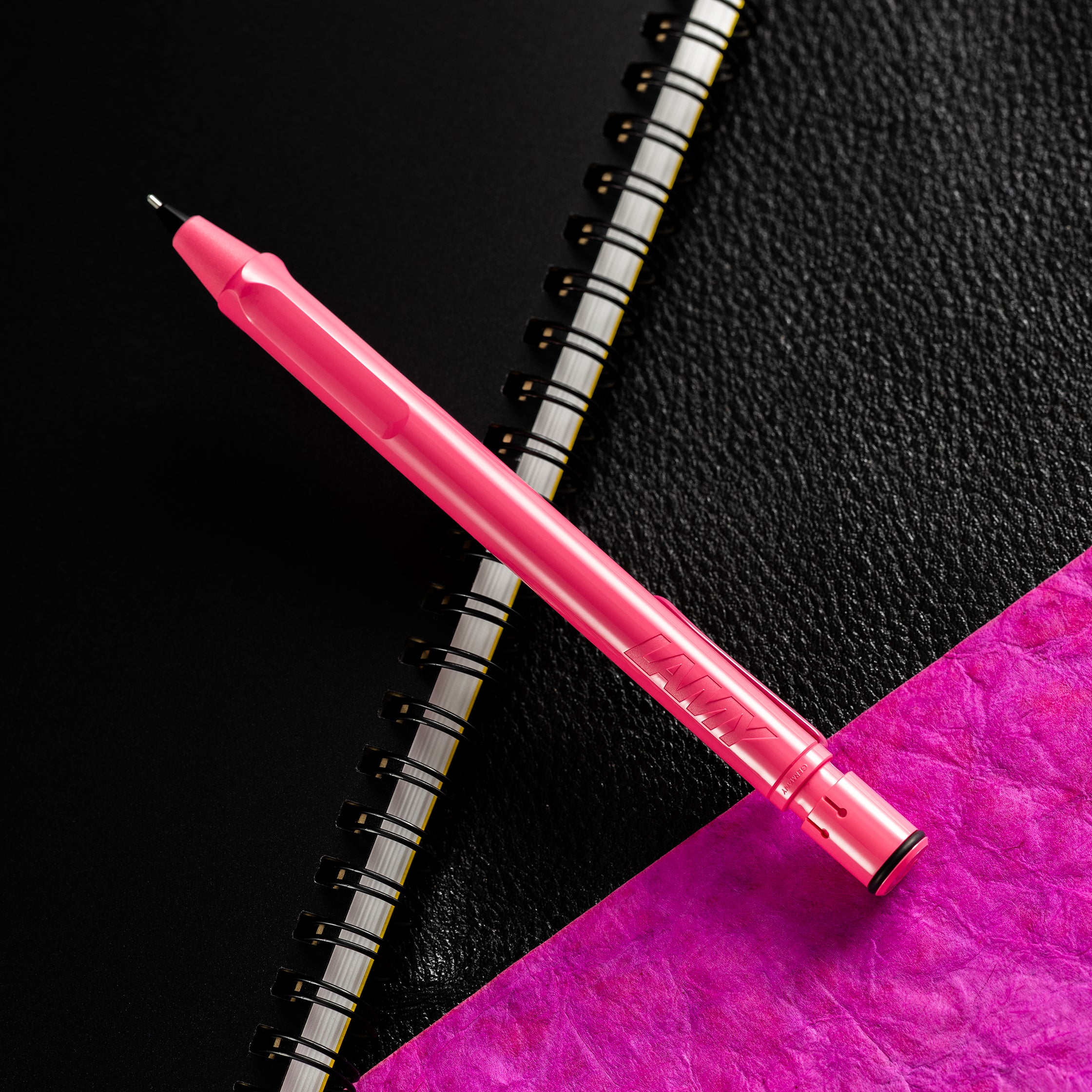 Lamy Safari Mechanical Pencil - Neon Pink (Special Edition) - Pen Boutique Ltd