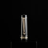 Delta DV Original Mini Rollerball Pen – Black & Orange with Palladium Trim-Pen Boutique Ltd