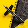 Platinum Preppy Fountain Pen - Orange Logo (Black Edition)-Pen Boutique Ltd