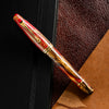 Maiora Ultra Ogiva Rollerball Pen - Golden Rule - Gold Trim-Pen Boutique Ltd