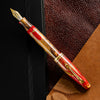 Maiora Ultra Ogiva Fountain Pen - Golden Rule - Gold Trim - Stainless Steel Nib-Pen Boutique Ltd