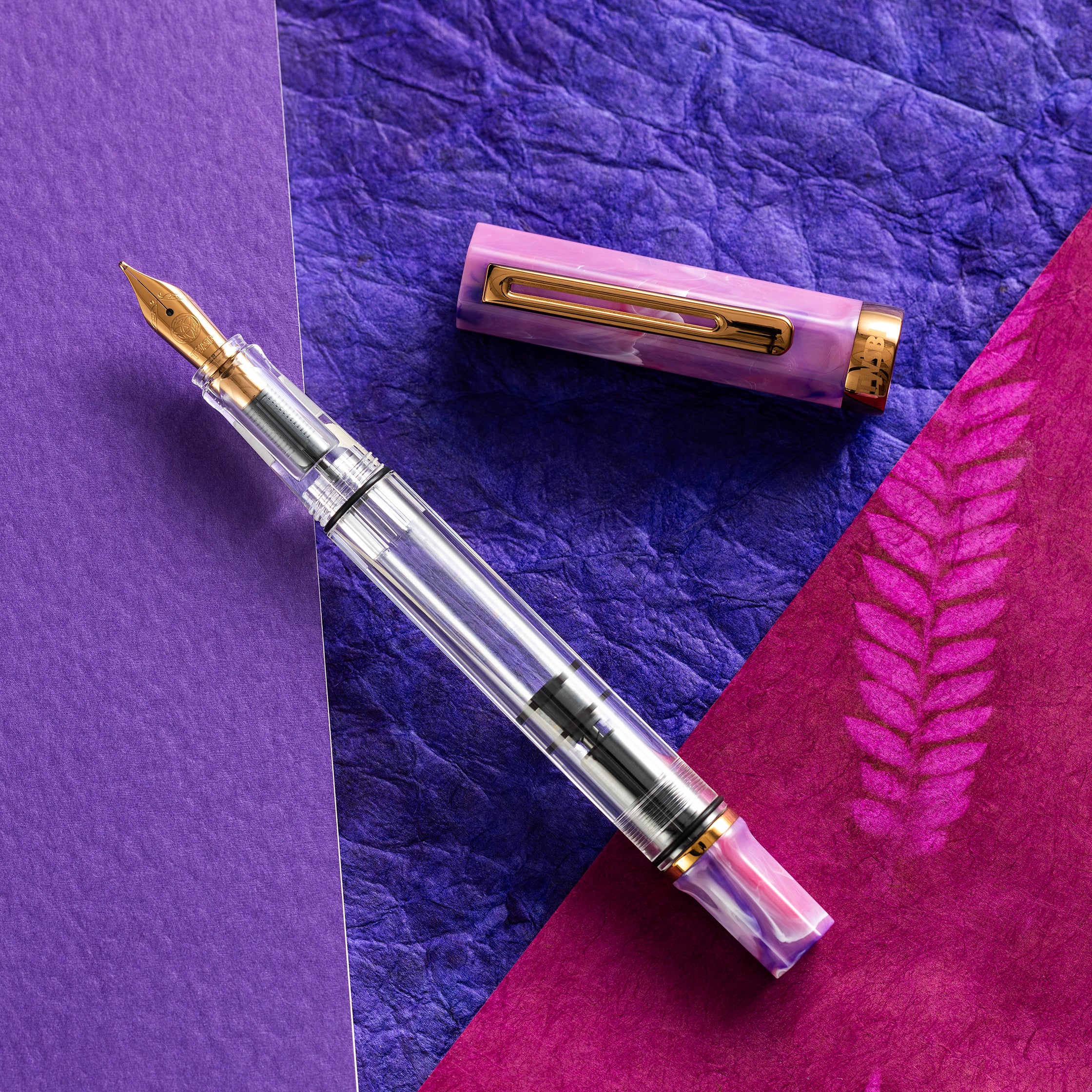 TWSBI ECO Fountain Pen - Fluorite Purple - Bronze Trim-Pen Boutique Ltd