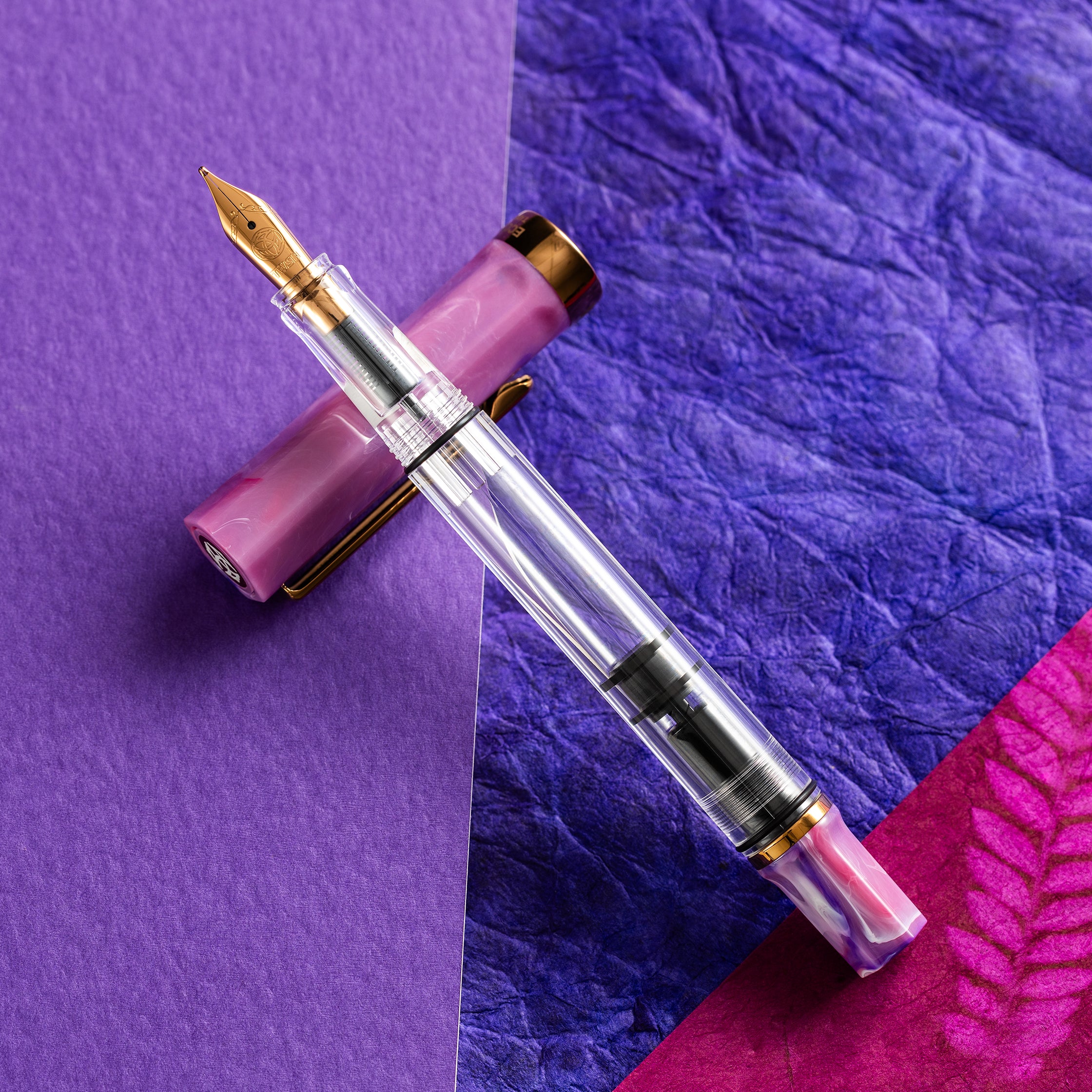TWSBI ECO Fountain Pen - Fluorite Purple - Bronze Trim-Pen Boutique Ltd