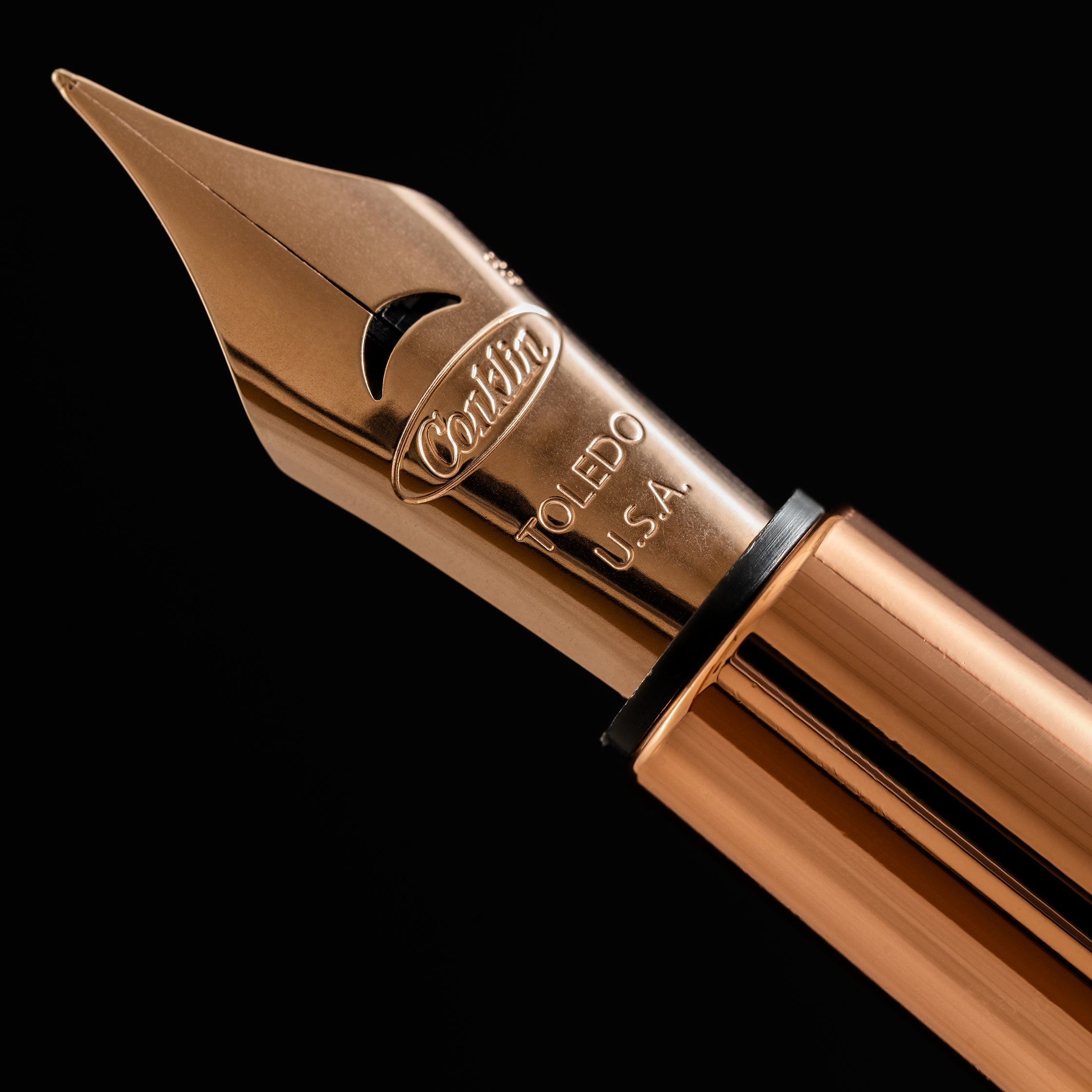 Conklin Symetrik Fountain Pen - Limited Edition - Mystic Soul "Energy" - Rose Gold Trim (Pen Boutique Exclusive)-Pen Boutique Ltd