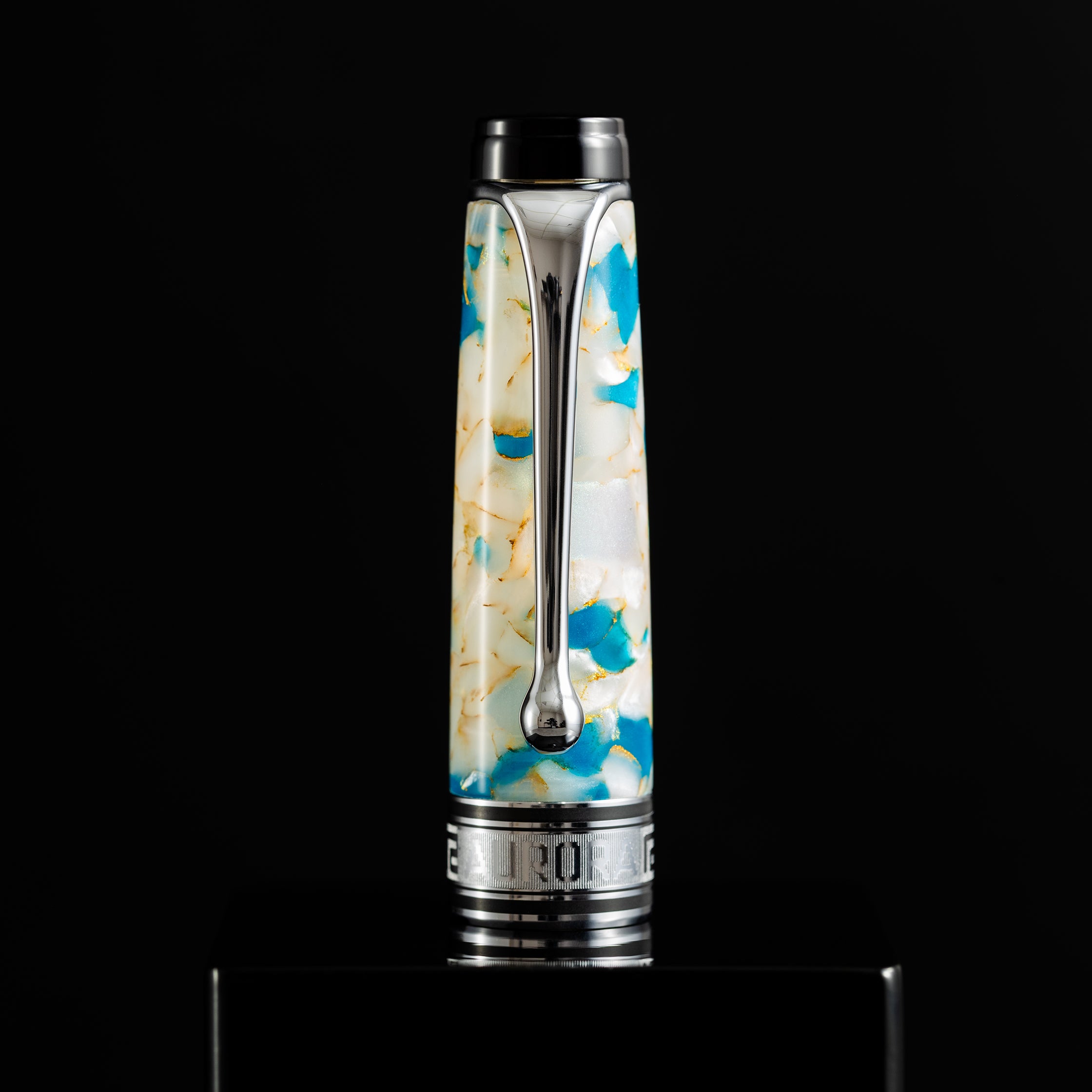 Aurora Optima 365 Pearl & Octane Limited Edition Fountain Pen - Pen Boutique Ltd