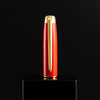 S T Dupont Line D Eternity Fountain Pen - Limited Edition - Popote Red - Yellow Gold Trim (Large) - Pen Boutique Ltd