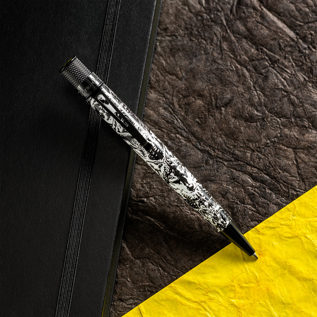 Retro 51 Tornado Ballpoint Pen - Wolf Rescue-Pen Boutique Ltd