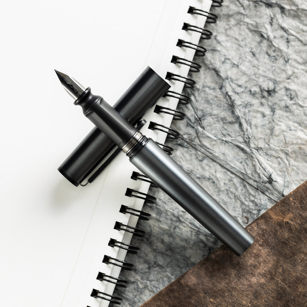 Sailor Tuzu Adjust Forge Fountain Pen - Gunmetal - Pen Boutique Ltd