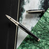 S T Dupont Line D Eternity Rollerball Pen - Popote Black - Palladium Trim (Medium) - Pen Boutique Ltd