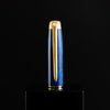 S T Dupont Line D Eternity Rollerball Pen - Limited Edition - Popote Blue - Yellow Gold Trim (Large)