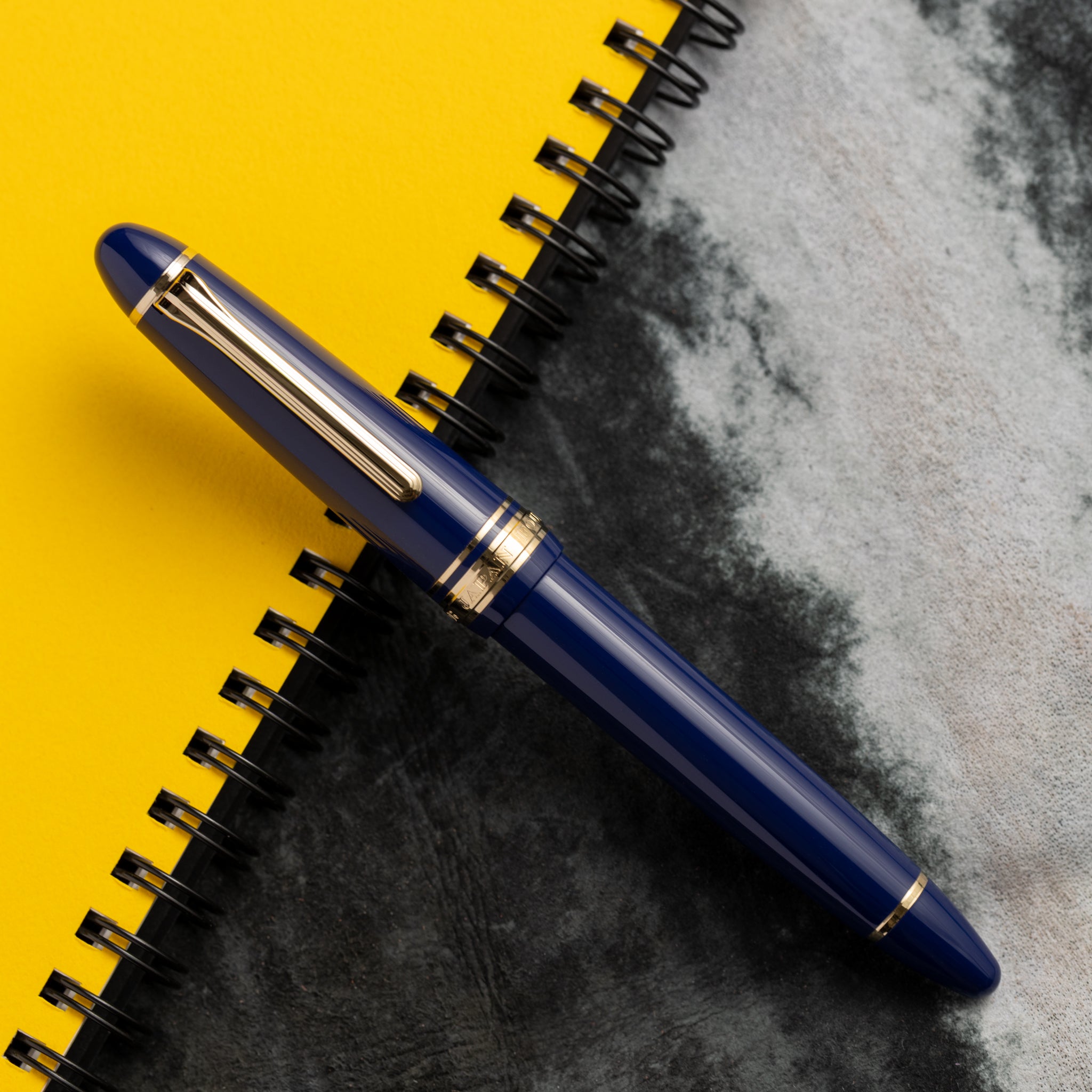 Sailor 1911L Fountain Pen - Blue - 14K Gold Trim - Pen Boutique Ltd