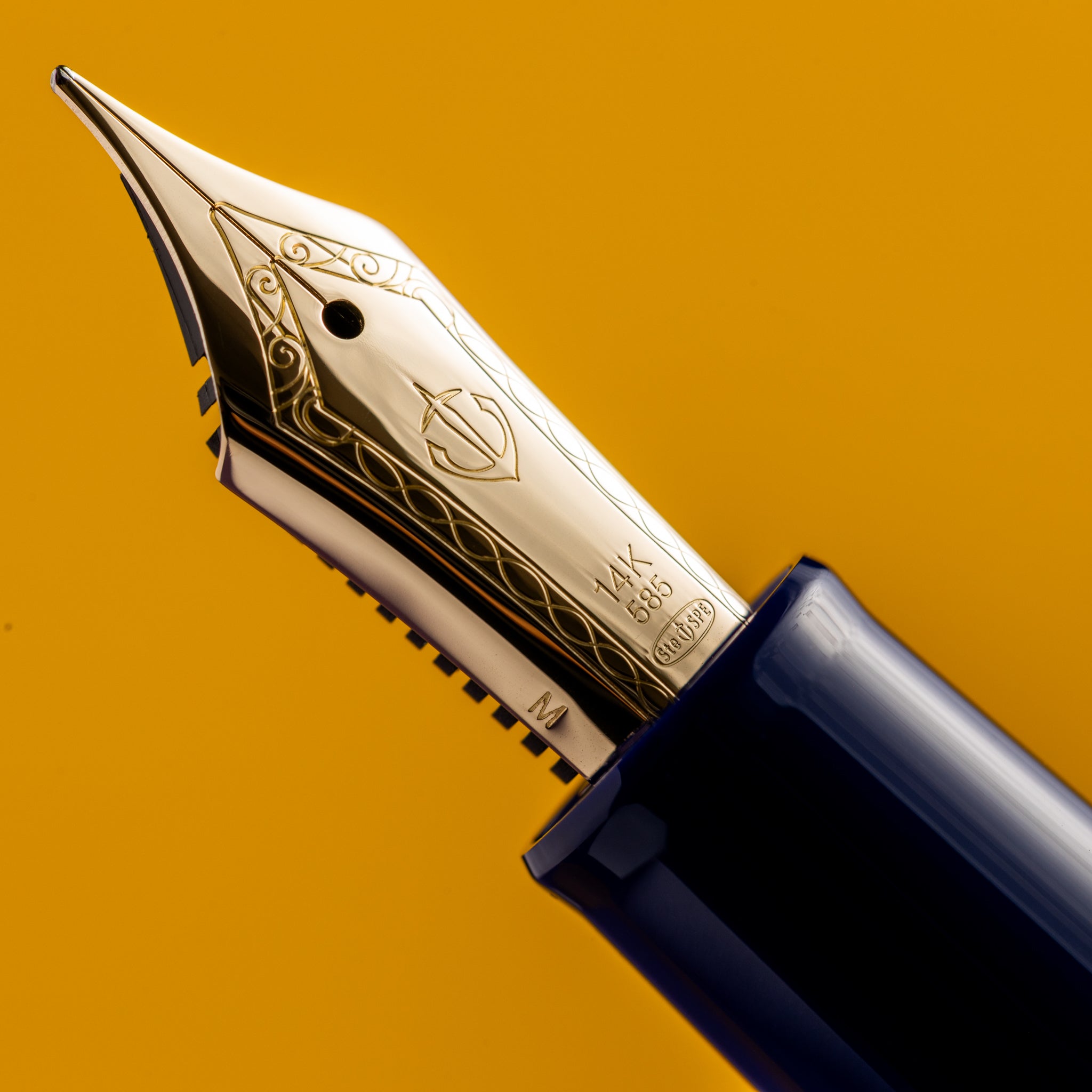Sailor 1911L Fountain Pen - Blue - 14K Gold Trim - Pen Boutique Ltd