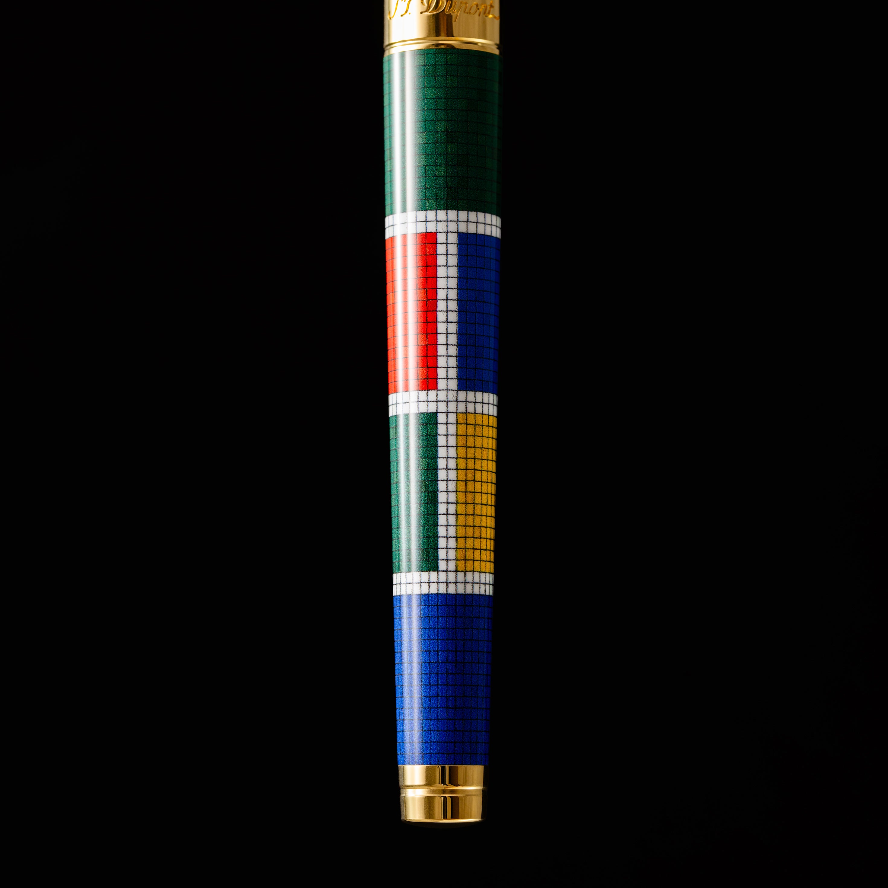 S T Dupont Line D Fountain Pen - Eternity Casablanca Multicolor (Large) - Pen Boutique Ltd