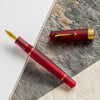 Leonardo Momento Zero Fountain Pen - Pura Frosted Red - Pen Boutique Ltd