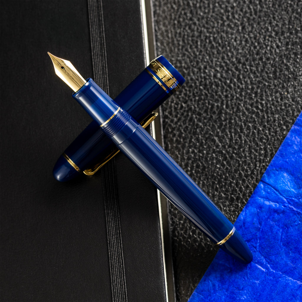 Sailor 1911 Casual L Basis Gold Trim Fountain Pen – Muted Blue - Pen Boutique Ltd