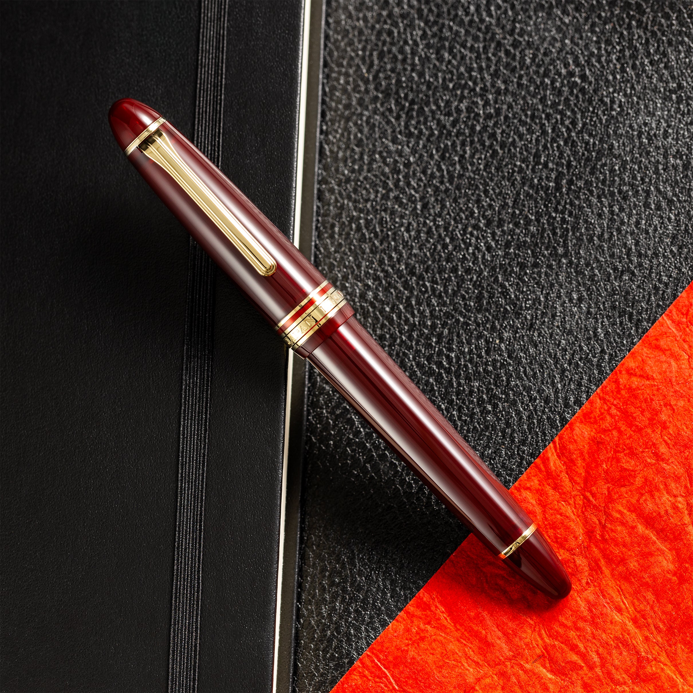 Sailor 1911 Casual L Basis Gold Trim Fountain Pen – Muted Red - Pen Boutique Ltd