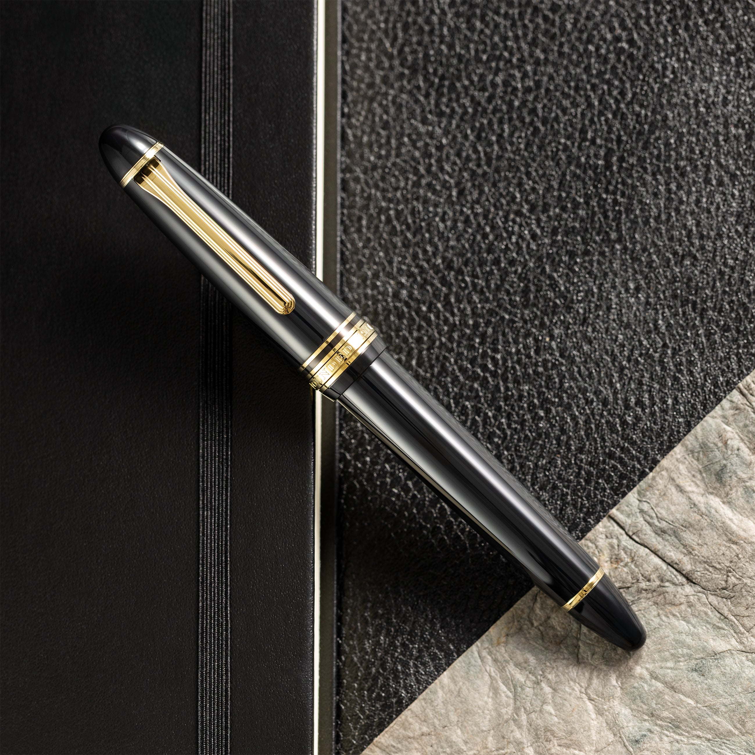 Sailor 1911 Casual L Basis Gold Trim Fountain Pen – Muted Black - Pen Boutique Ltd