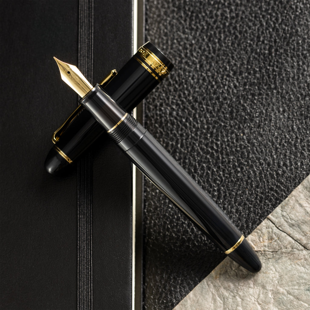 Sailor 1911 Casual L Basis Gold Trim Fountain Pen – Muted Black - Pen Boutique Ltd
