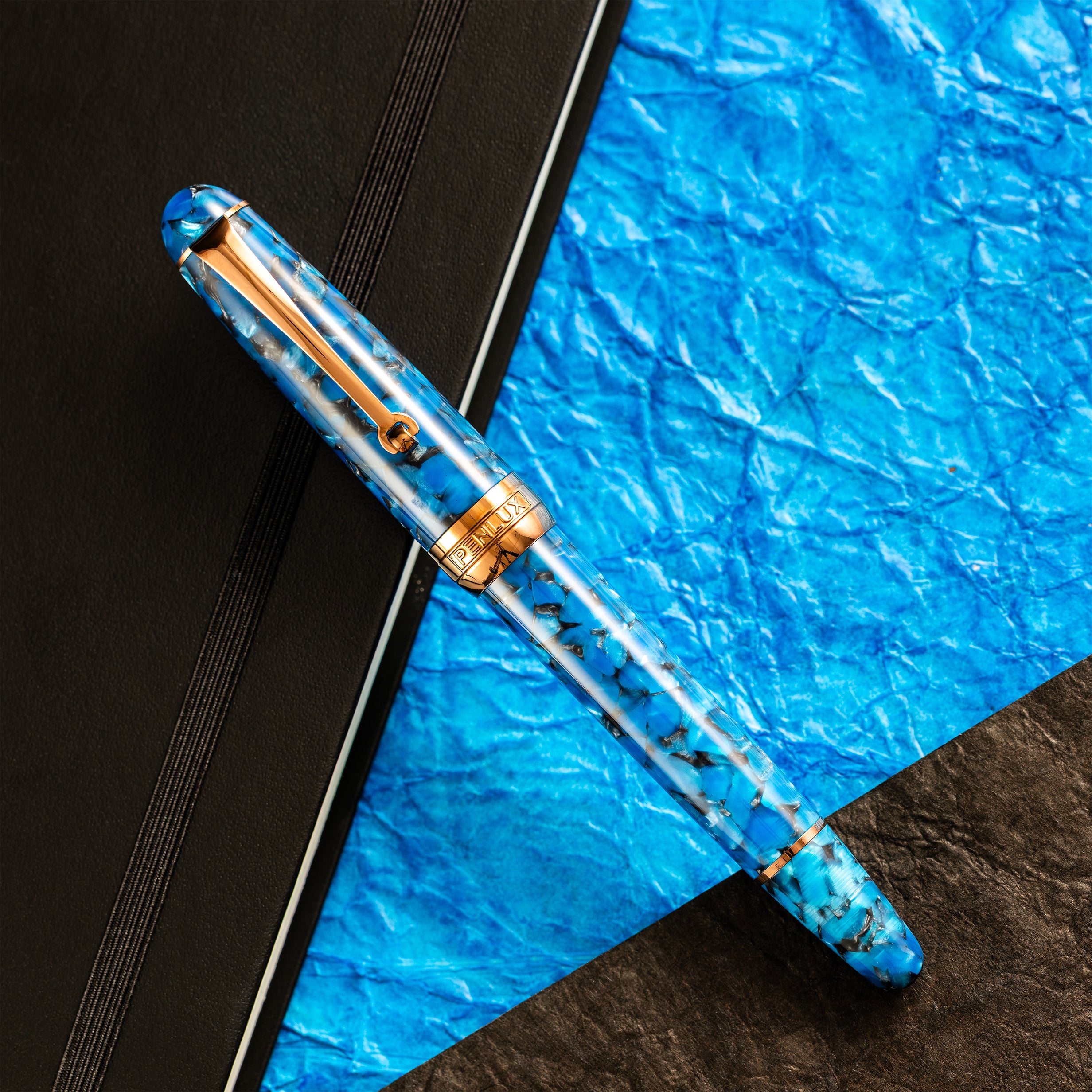 Penlux Masterpiece Delgado Mercury Fountain Pen - Pen Boutique Ltd