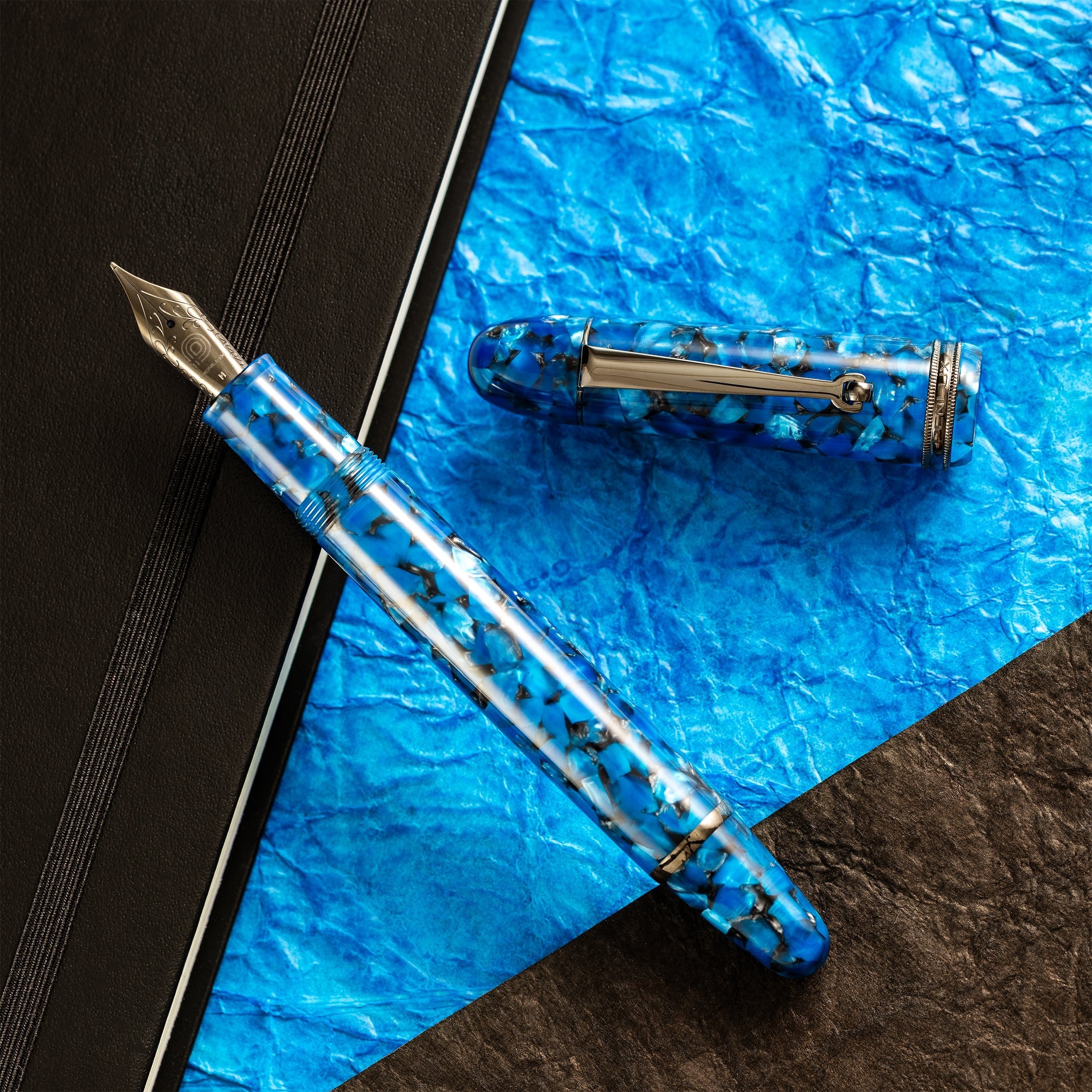 Penlux Masterpiece Grande Universe Mercury Fountain Pen - Pen Boutique Ltd
