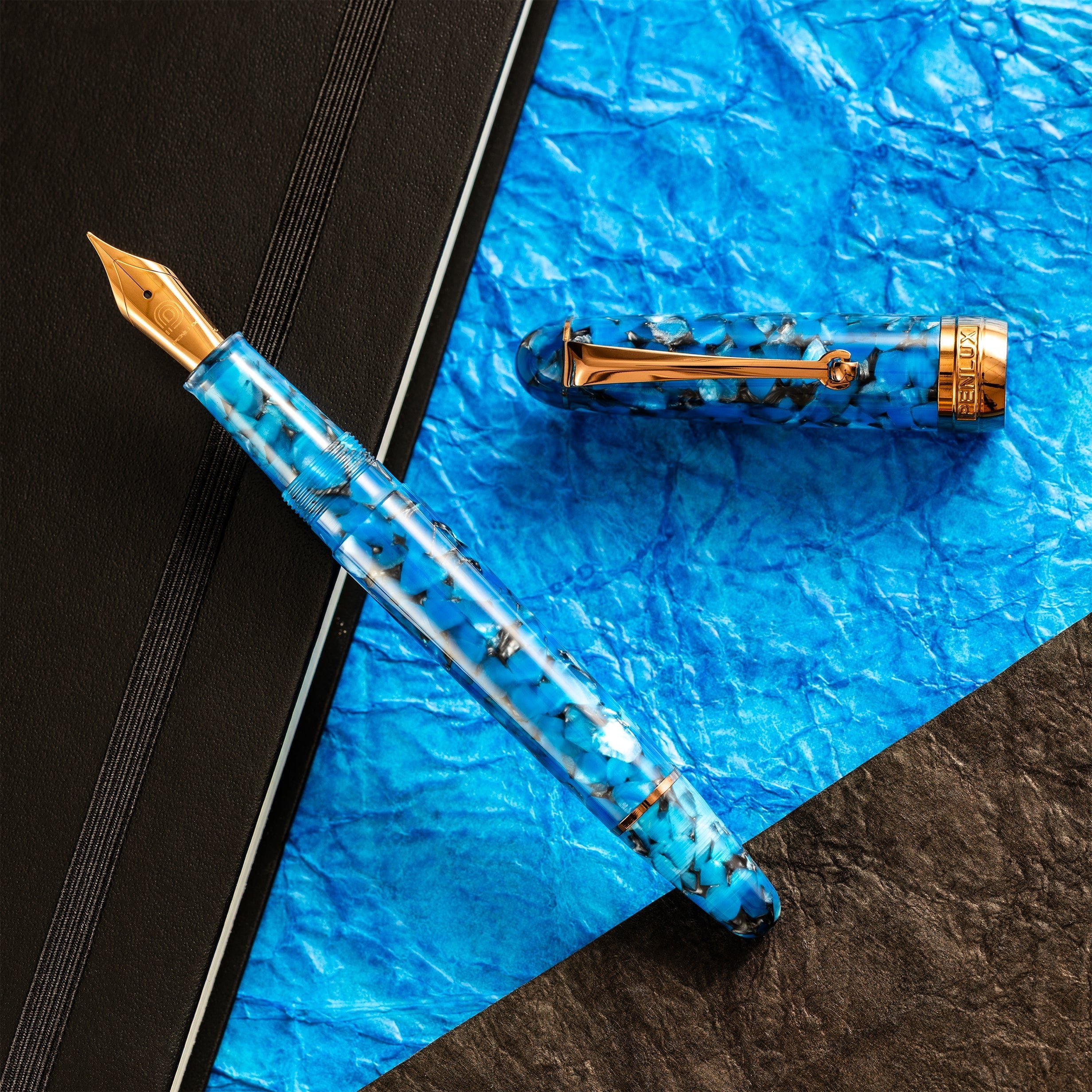 Penlux Masterpiece Delgado Mercury Fountain Pen - Pen Boutique Ltd