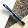 Leonardo Momento Zero Grande 2.0 Fountain Pen - The Power of Flower - Fiordaliso Blue - Rose Gold Trim (Limited Edition) - Pen Boutique Ltd