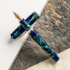 Leonardo Momento Zero Grande 2.0 Fountain Pen - The Power of Flower - Fiordaliso Blue - Rose Gold Trim (Limited Edition) - Pen Boutique Ltd