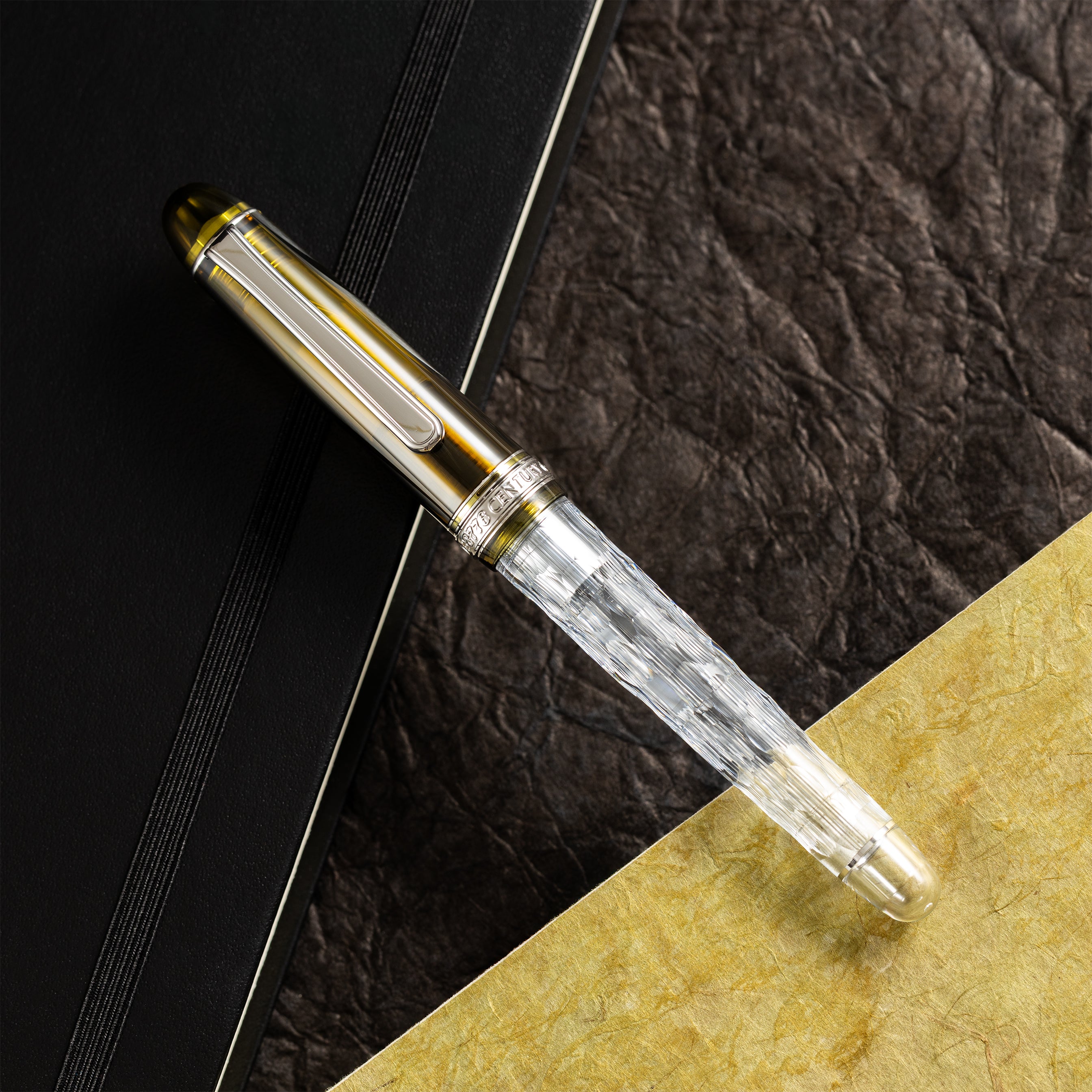 Platinum #3776 Century Fuji Unkei Fountain Pen - Unkai (Limited Edition)-Pen Boutique Ltd