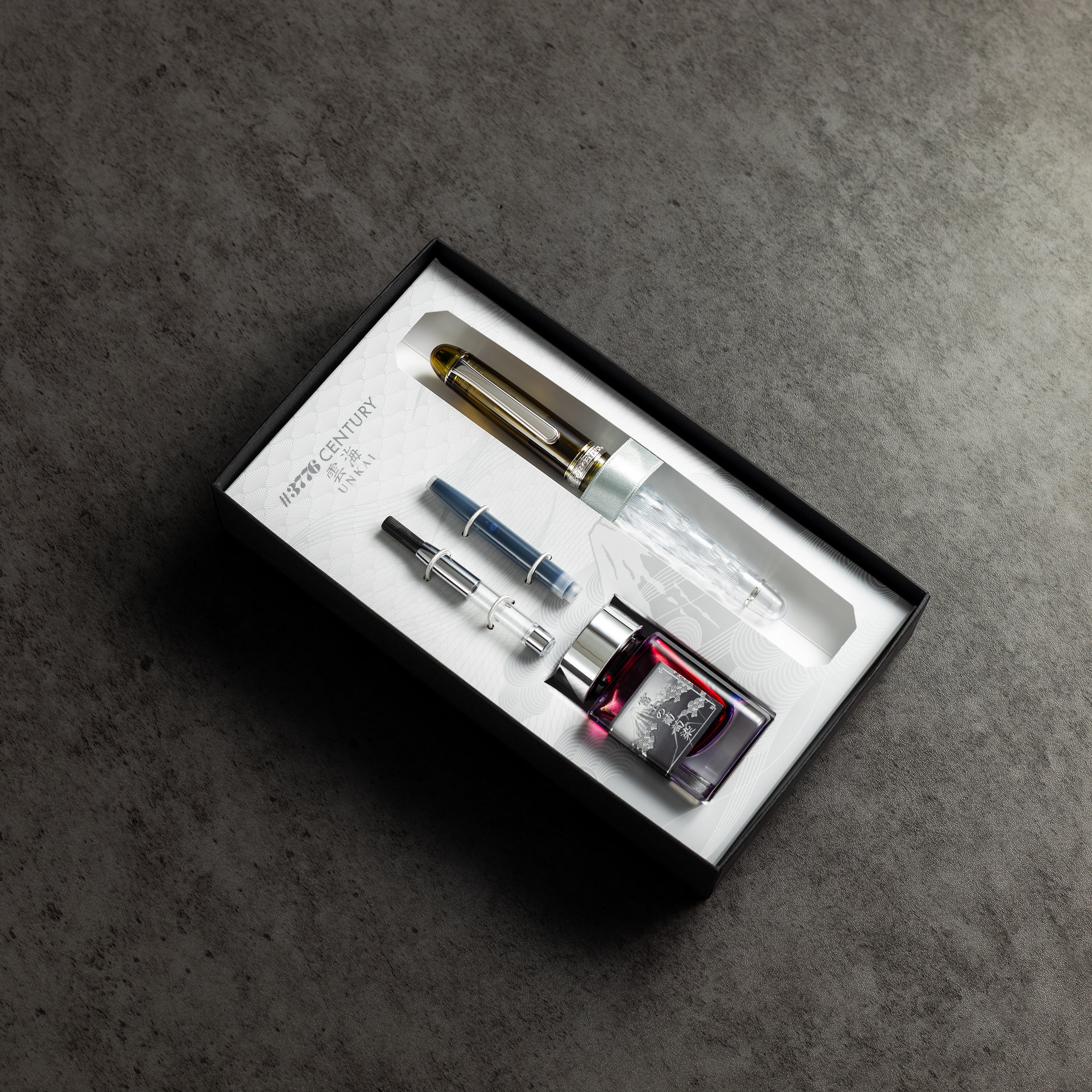 Platinum #3776 Century Fuji Unkei Fountain Pen - Unkai (Limited Edition)-Pen Boutique Ltd