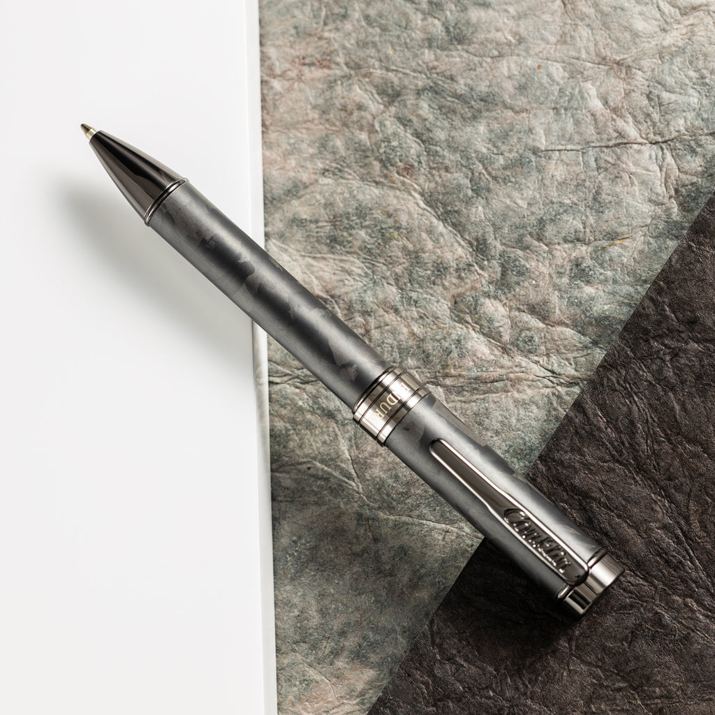 Conklin Endura Ballpoint Pen - Forged Carbon Fiber - Gunmetal Trim (Numbered Edition)-Pen Boutique Ltd