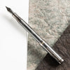 Conklin Endura Fountain Pen - Forged Carbon Fiber - Gunmetal Trim (Numbered Edition)-Pen Boutique Ltd