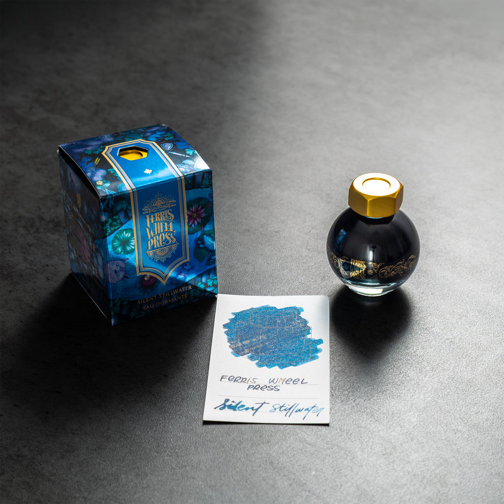 Ferris Wheel Press FerriTales The Book of Knights Ink Bottle - Silent Stillwater - 20ml-Pen Boutique Ltd