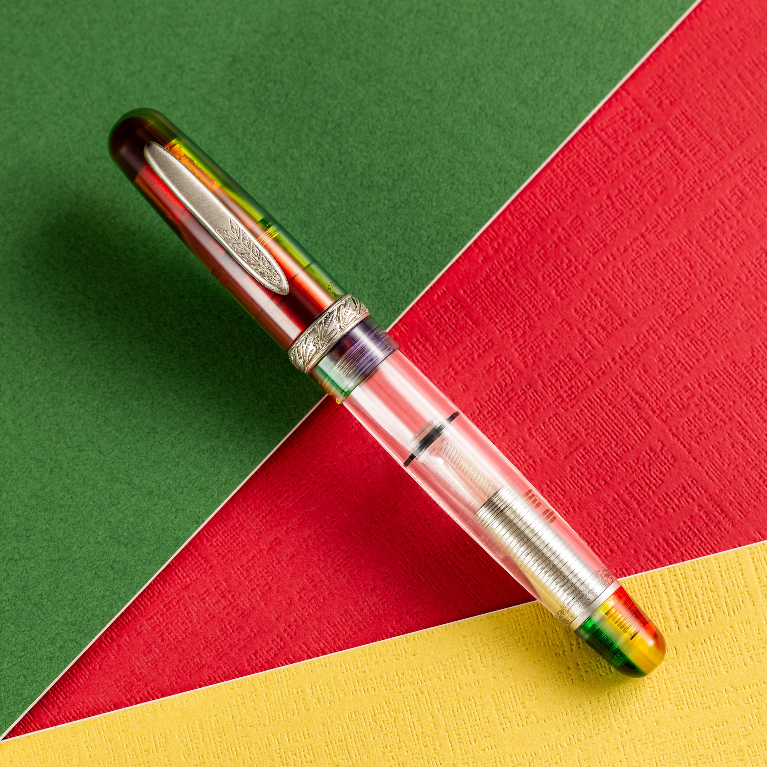 Stipula Etruria Rainbow Fountain Pen - Prisma Di Luce - 14K Gold (Limited Edition)-Pen Boutique Ltd