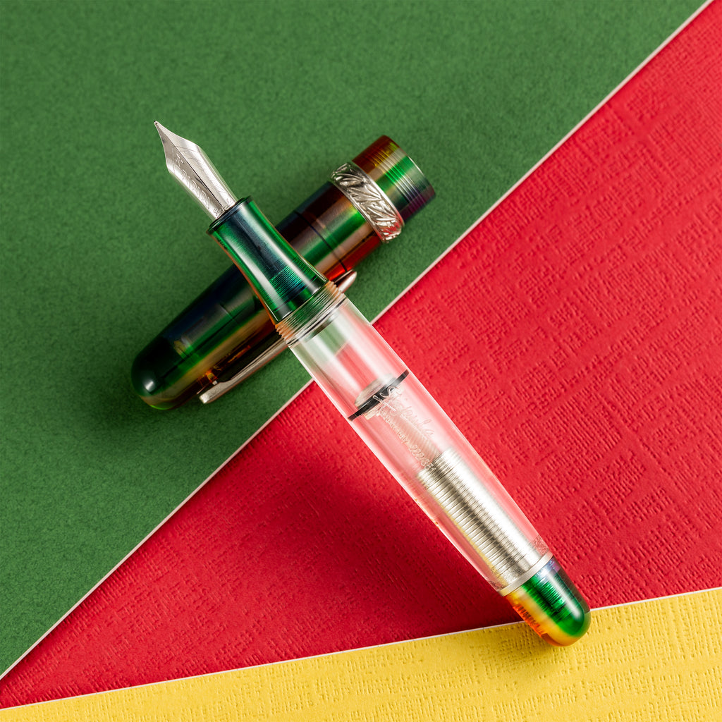 Stipula Etruria Rainbow Fountain Pen - Prisma Di Luce - 14K Gold (Limited Edition)-Pen Boutique Ltd