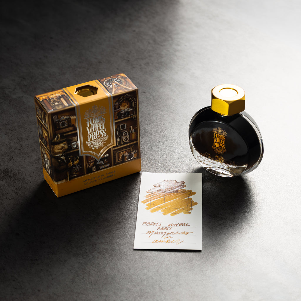 Ferris Wheel Press Ink Bottle - Memories in Amber - 38ml-Pen Boutique Ltd