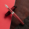 Diplomat Cobra Fountain Pen – Burgundy Red Guilloche