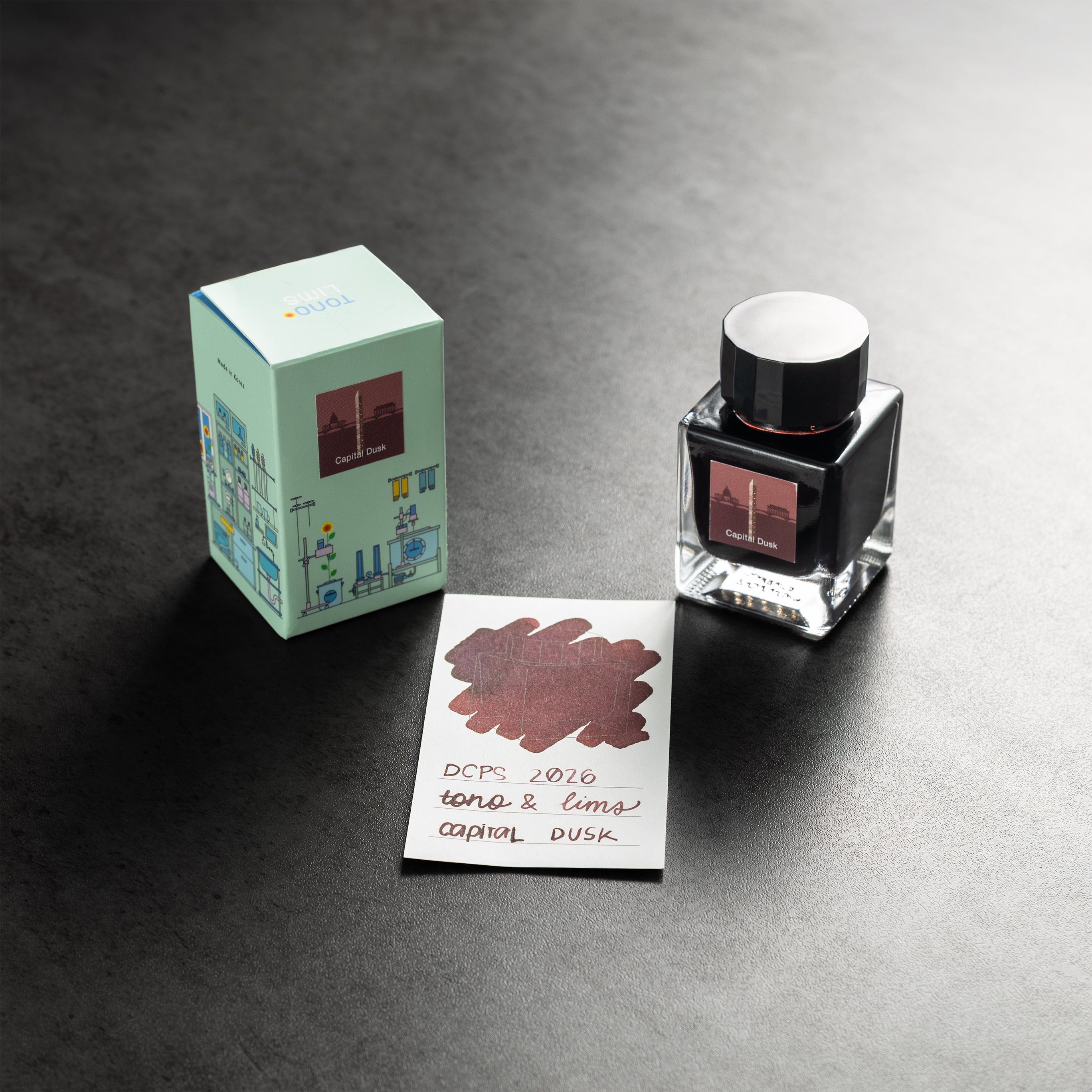 Tono & Lims Ink Bottle - Capital Dusk - 30ml (DC Pen Show Special 2026)-Pen Boutique Ltd