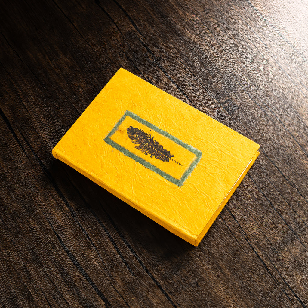 Monk Paper Hard Cover Journal - Saffron - Pen Boutique Ltd