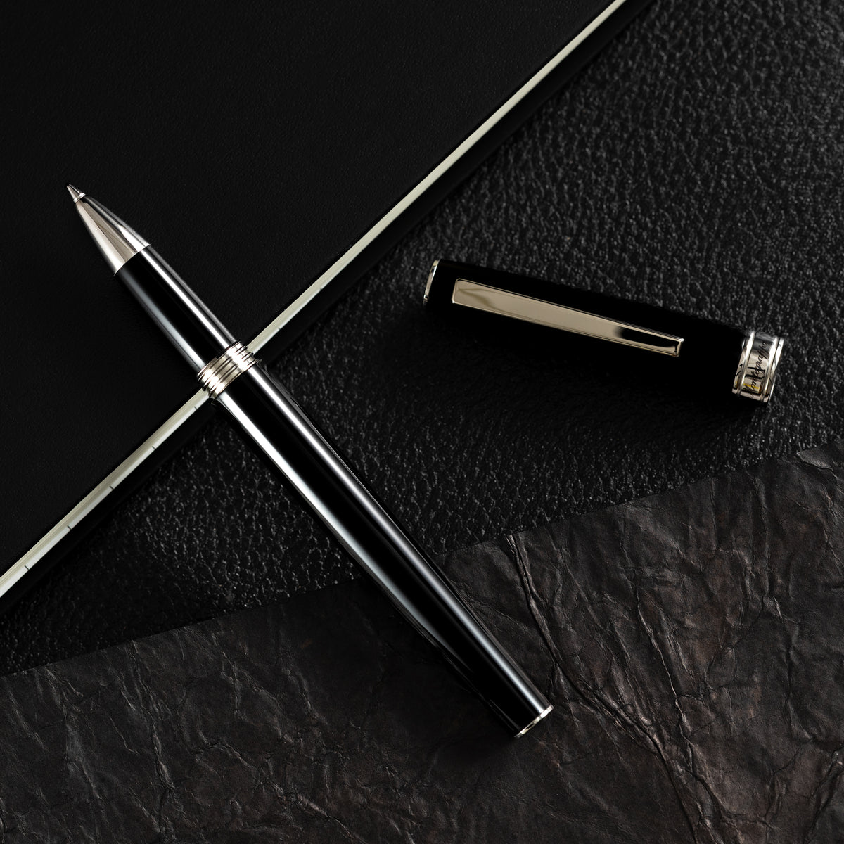 Montegrappa Armonia Rollerball Pen - Black - Pen Boutique Ltd