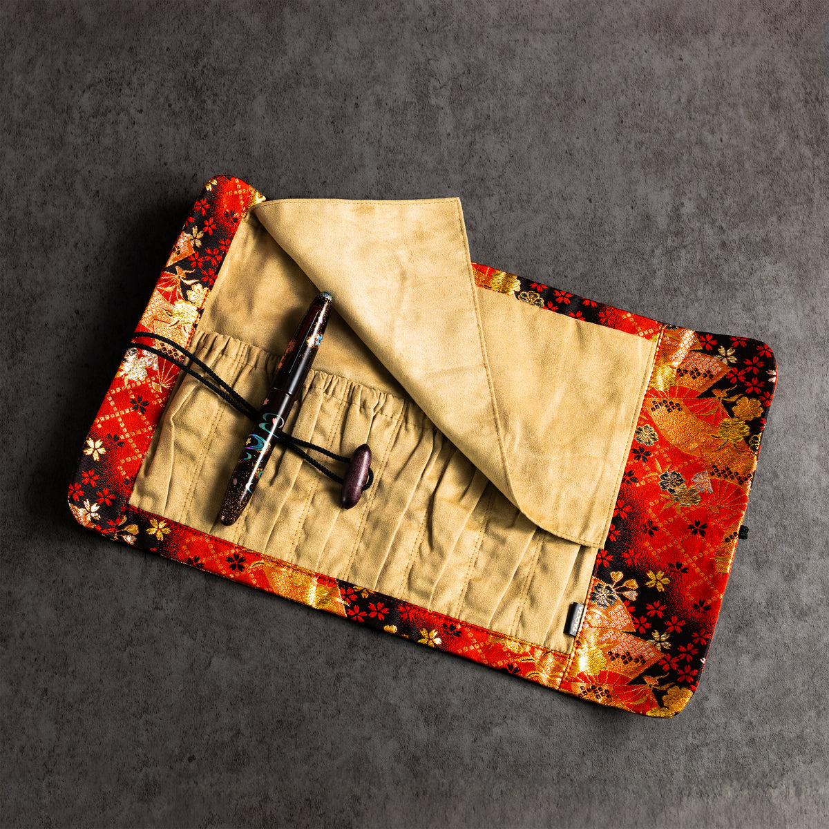 Taccia Kimono Pen Roll - Sakura Festival - 8 Slot - Large - Pen Boutique Ltd