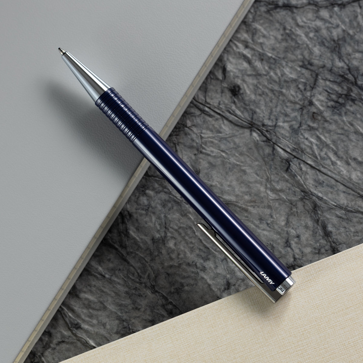 Lamy Logo M+ Ballpoint Pen - Dark Dusk - Special Edition-Pen Boutique Ltd