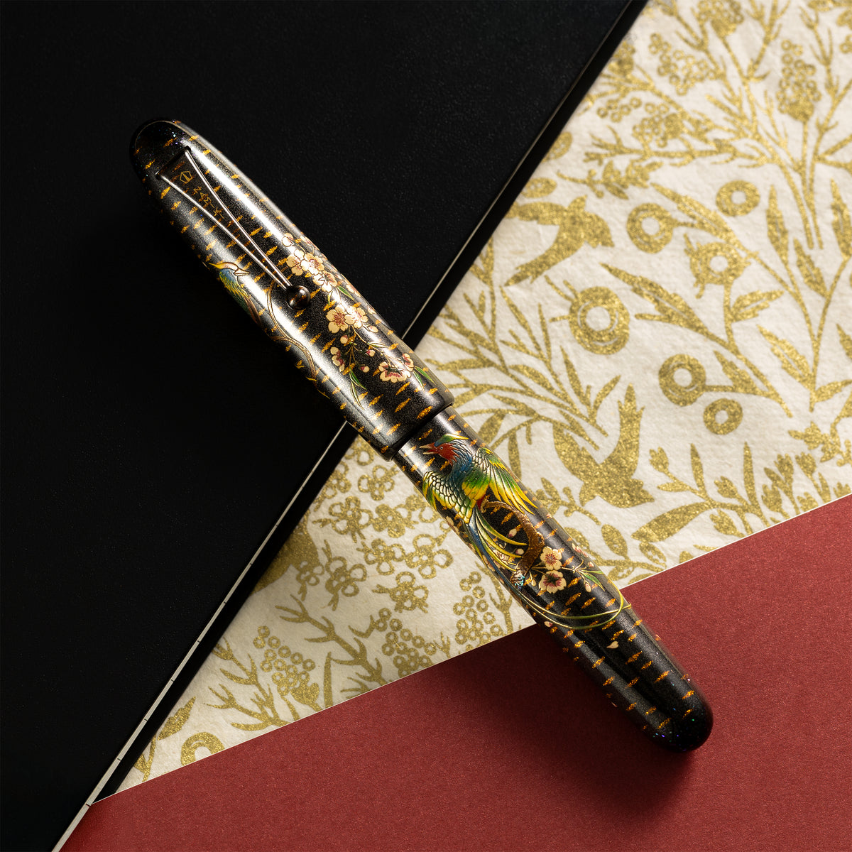 Namiki Emperor Rakucho Birds Fountain Pen – Maki-e Masterpiece - Pen Boutique Ltd