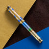David Oscarson America The Beautiful Fountain Pen - Sapphire - Gold Trim (Limited Edition) - Pen Boutique Ltd