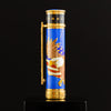 David Oscarson America The Beautiful Fountain Pen - Sapphire - Gold Trim (Limited Edition) - Pen Boutique Ltd