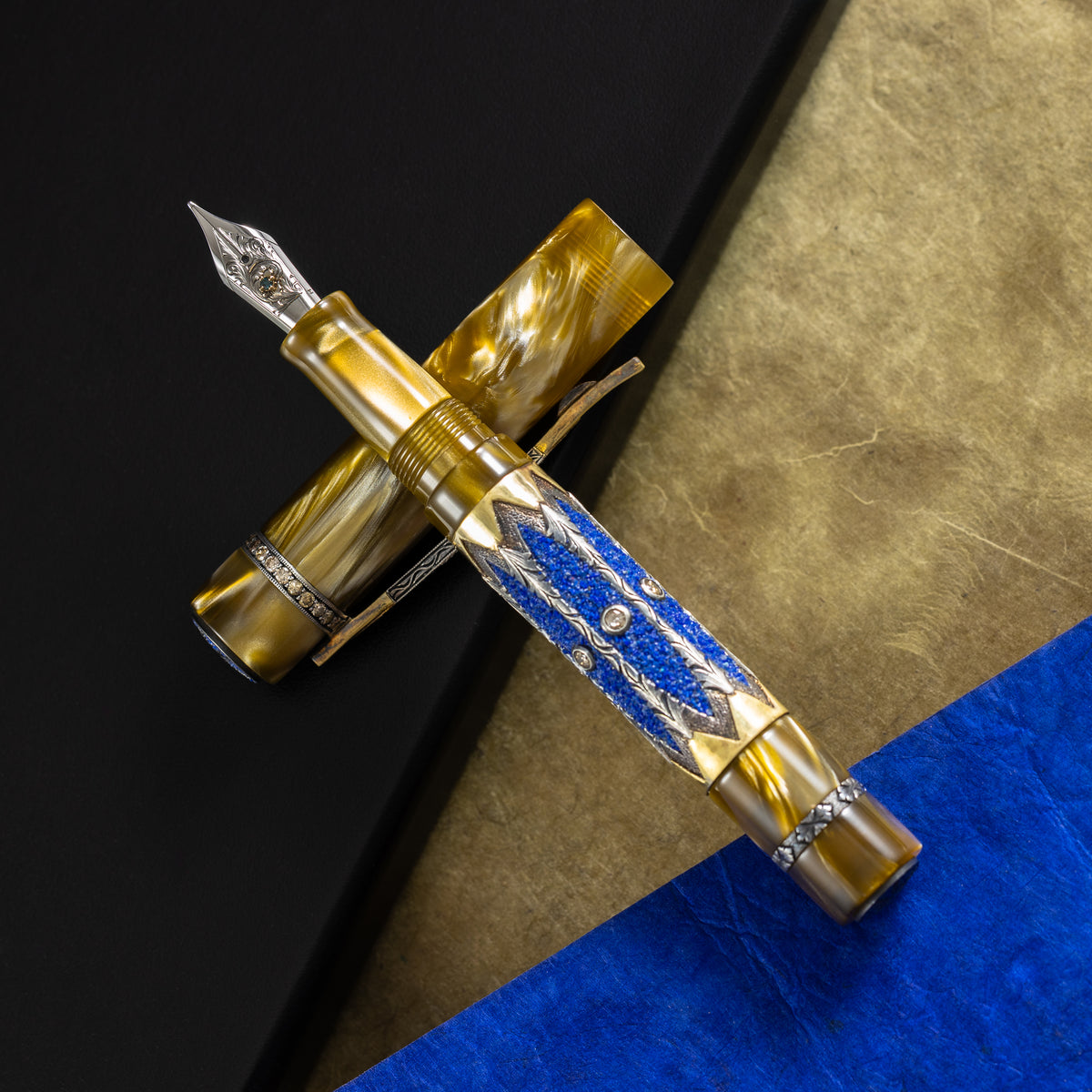 Zeki Karaca Jewellery Harman Fountain Pen - Brown (Limited Edition) - Pen Boutique Ltd